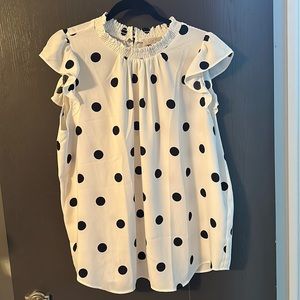 Super cute polka dot blouse